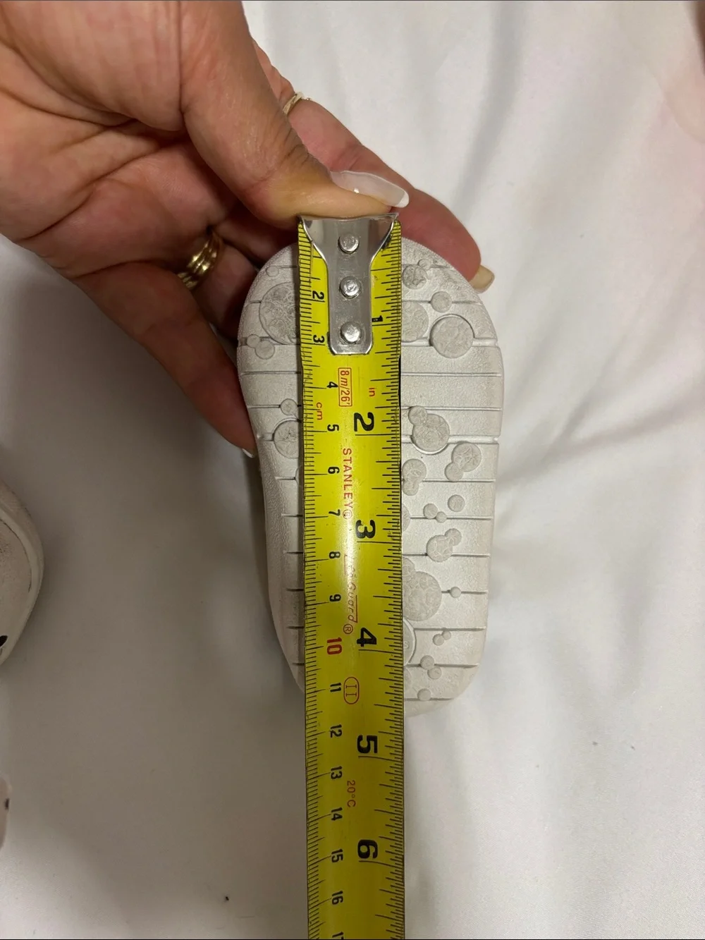Carter's White Baby Hook-and-Loop Heart Print Sneakers